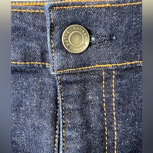 Lauren Ralph Lauren Blue Denim Jean Skirt Size 10 - Picture 4 of 16
